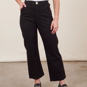 Big Bud Press WORK PANTS - BASIC BLACK PETITE SMALL